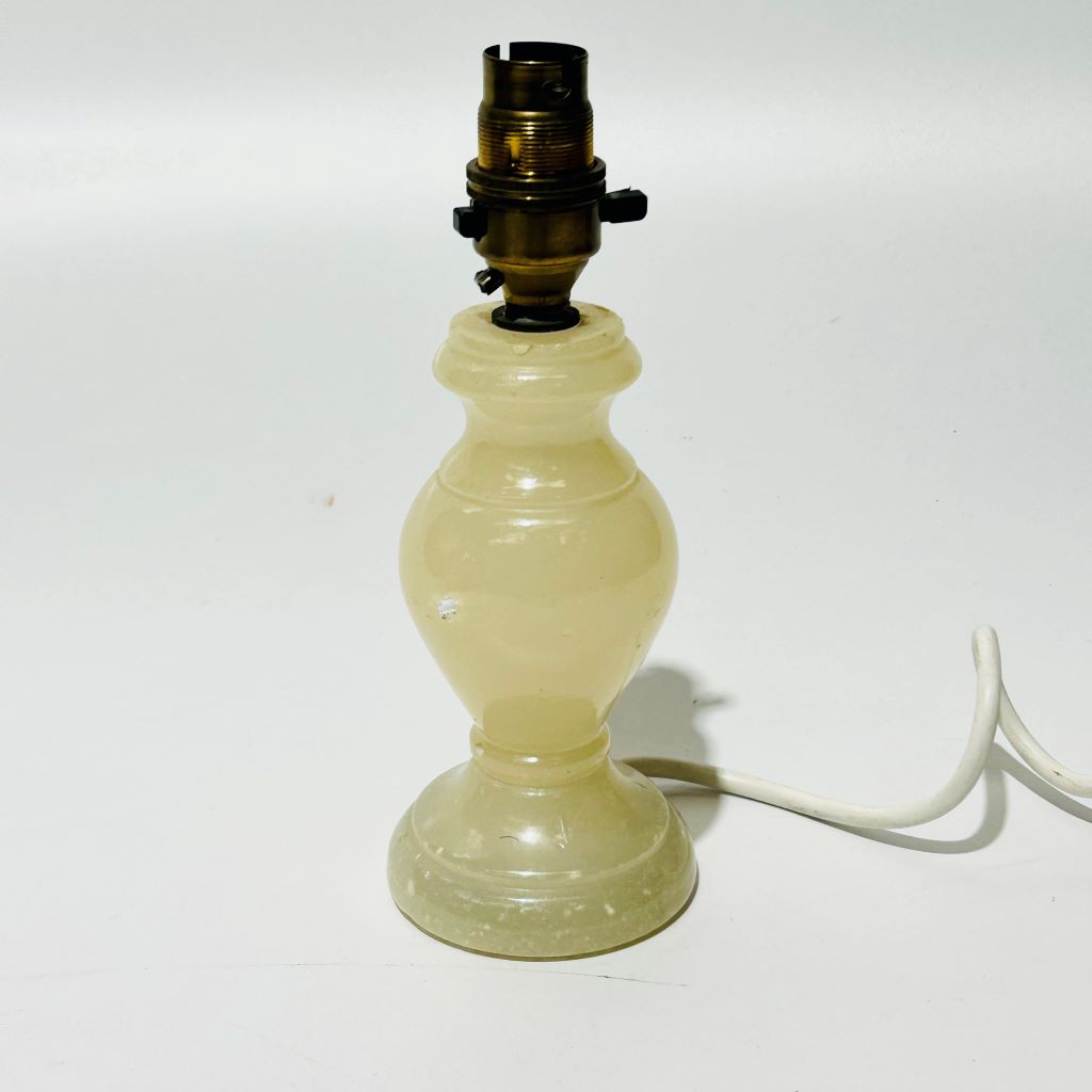 LAMP, Base (Table) - Small Alabaster, Pale Green